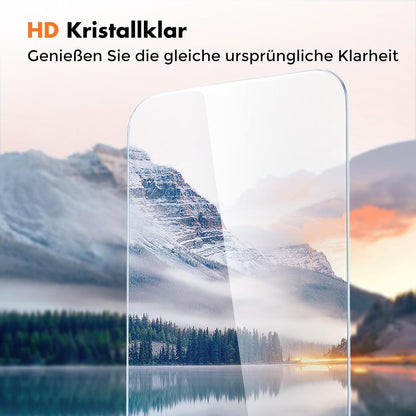 Panzer Schutzglas für iPhone 15, 9H Härte, 3er Pack