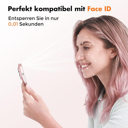 Panzer Schutzglas für iPhone 15, 9H Härte, 3er Pack
