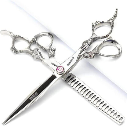 Professionelle Friseurschere 7 Zoll Edelstahl Set