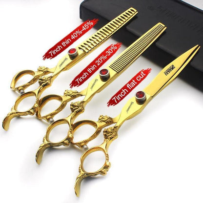 Professionelle Friseurschere 7 Zoll 3er Set – 440C Stahl