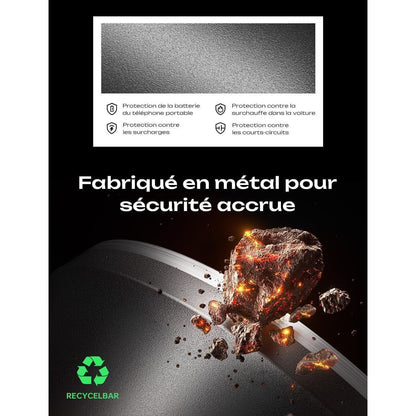 90W Zigarettenanzünder USB C Adapter Ladegerät mit PD45W