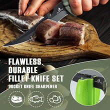 Filetiermesser Set Fischmesser Anti-Rutsch-Griff 25CM mit