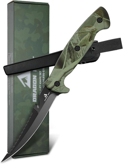 Filetiermesser Fisch 13CM Edelstahl Anti-Rutsch-Griff Volltang