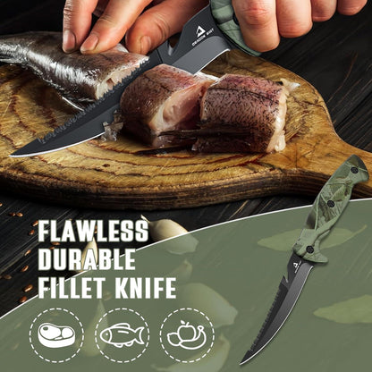 DRAGON RIOT Filetiermesser Fisch 13CM Edelstahl