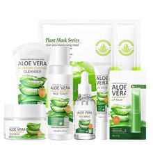 Aloe Vera Gesichtspflege set Geschenkset Frauen 8tlg