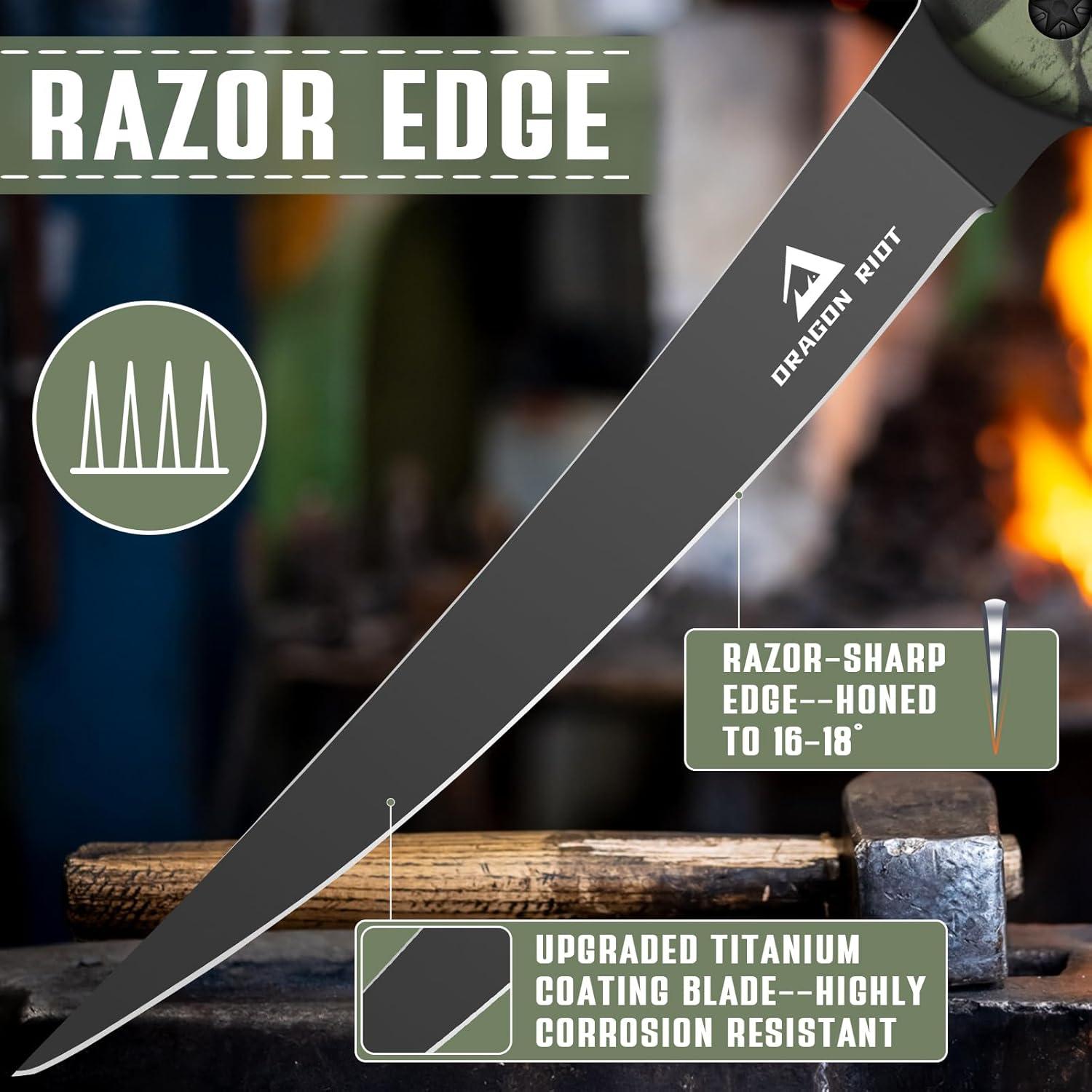 Filetiermesser Fisch 16.5CM Edelstahl mit Anti-Rutsch-Griff