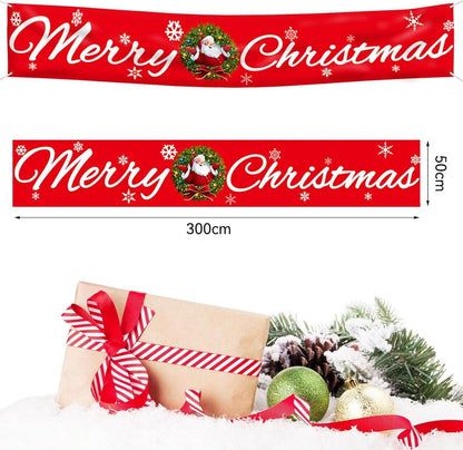 Weihnachtsbanner Outdoor Dekoration Frohe Weihnachten Americana Flagge