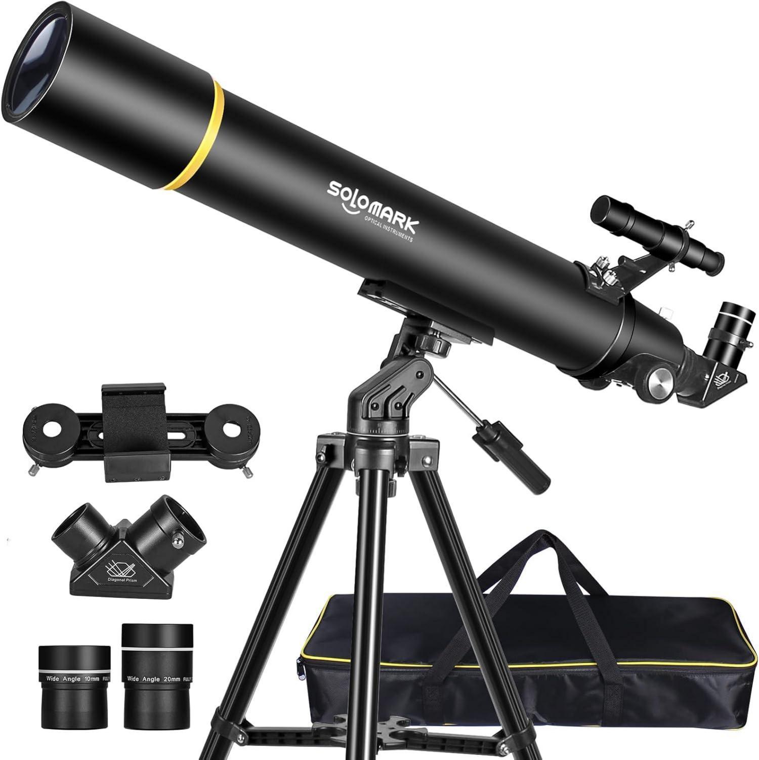Professionelles 80mm Refraktor Teleskop für Astronomie