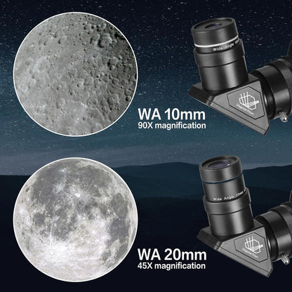 Astronomie Teleskop 80mm 900mm Refraktor für Kinder Anfänger tragbar 80900-B