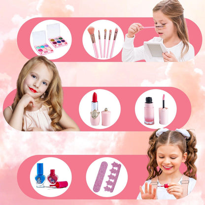 Kinderschminke Set Mädchen Make-Up Rollenspiel Halloween Weihnachts