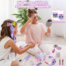 Kinderschminke Set Mädchen mit Einhorn Tasche