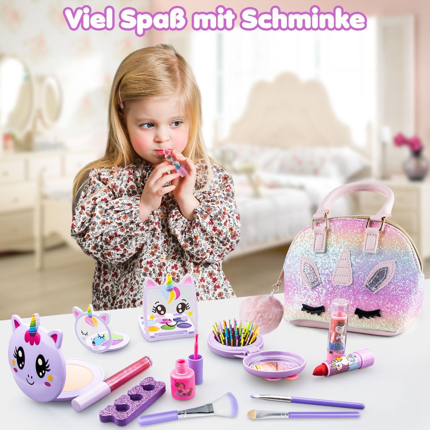 Kinderschminke Set Mädchen mit Einhorn