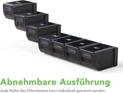 Opret Tablettenbox 7 Tage Regenbogen Deutsch Wochenbox