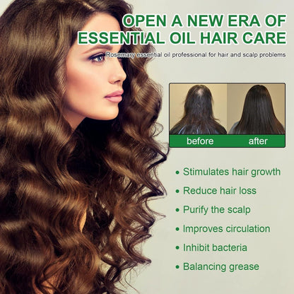 Rosmarinöl Haare 100% Natürlich 60ML Haaröl Rosemary Oil