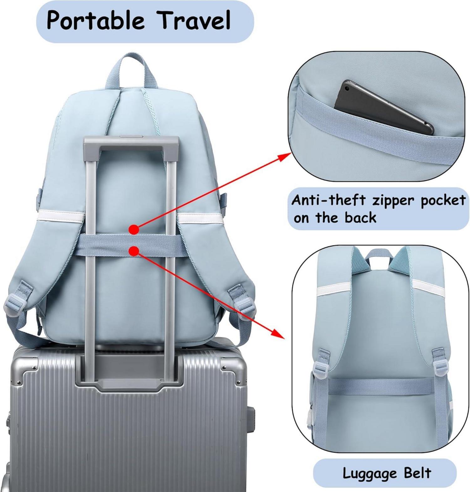 Rucksack Damen Schulrucksack Mädchen Cute Anime Bookbag Teenager