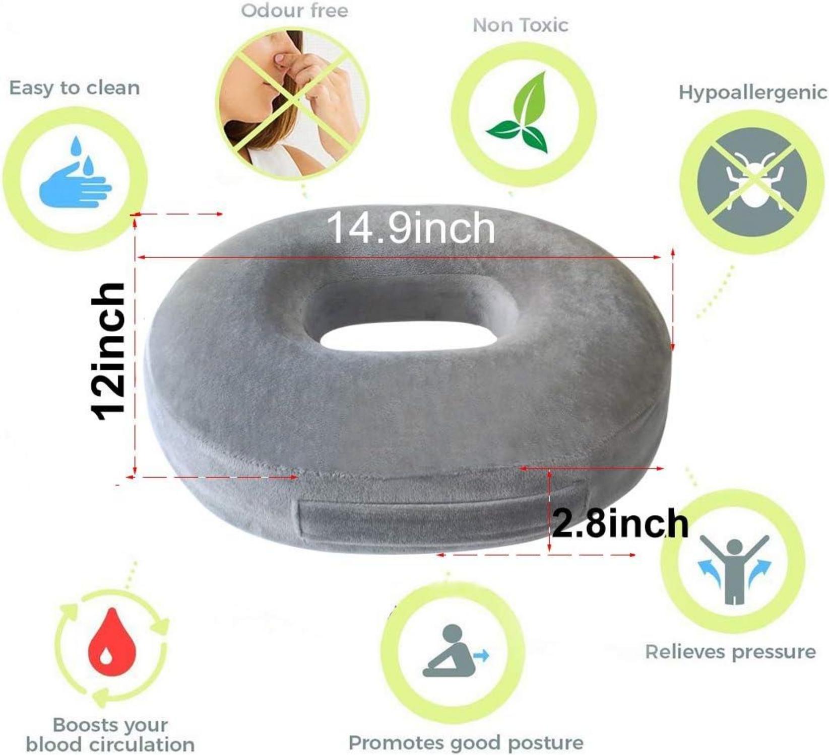 Hämorrhoiden Donut Sitzkissen Memory-Schaum Steißbein