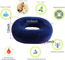 Orthopädisches Donut Sitzkissen Memory-Schaum Steißbein