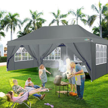 COBIZI Faltpavillon 3x6m Wasserdicht Stabil Partyzelt mit 6
