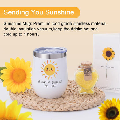 Motivierendes Spa-Geschenkset für Frauen Sunshine Box Sunflower