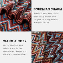 Bohemian Kuscheldecke 260GSM 130x160cm flauschige Decke