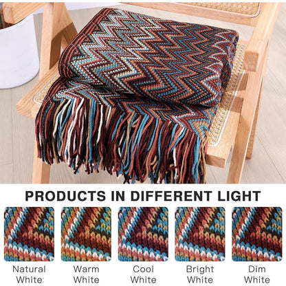 Bohemian Kuscheldecke 260GSM 130x160cm flauschige Decke