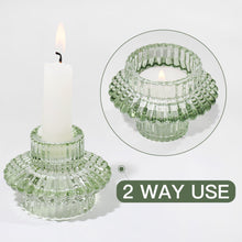 Kerzenständer Glas 3er Set Kerzenhalter Teelichter