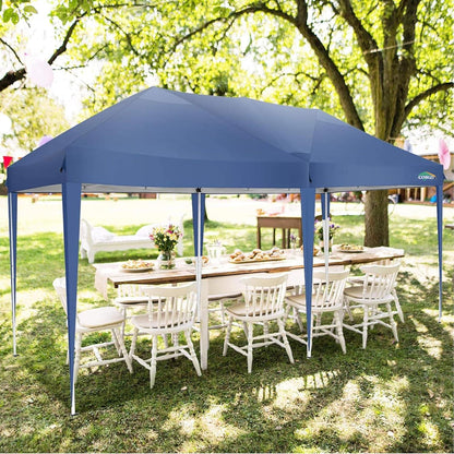 Faltpavillon 3x6 Wasserdicht Winterfest Pop Up Pavillon 6 Seitenwände