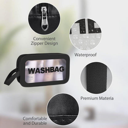Transparente Reise Kulturbeutel 4PC Organizer Kit