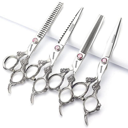 Professionelle Friseurschere Edelstahl 6/7 Zoll mit Saphir