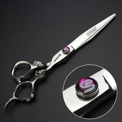 Professionelle Friseurschere Edelstahl 6/7 Zoll mit Saphir