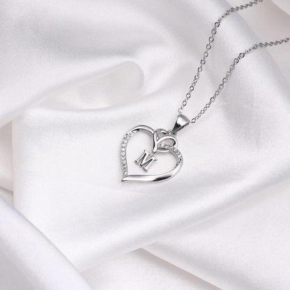 Valentinstag Geschenke für Frauen Kette Herz Halskette Gold Zirkonia