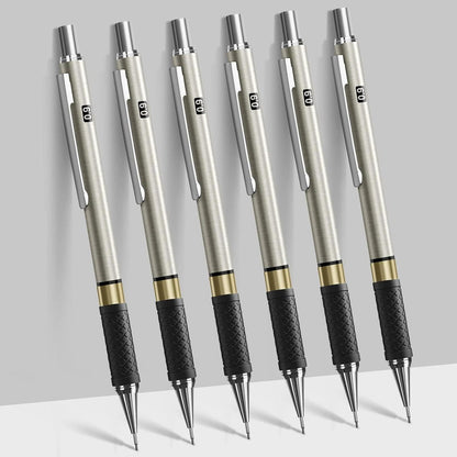 0,9 mm Metall-Druckbleistift Set mit 360 HB Minen und Radiergummis
