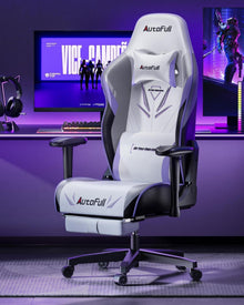 AutoFull Gaming Stuhl mit breiterem Sitzkissen