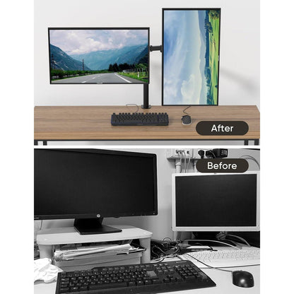 FORGING Monitor Halterung 2 Monitore 13-32 Zoll VESA 75x75