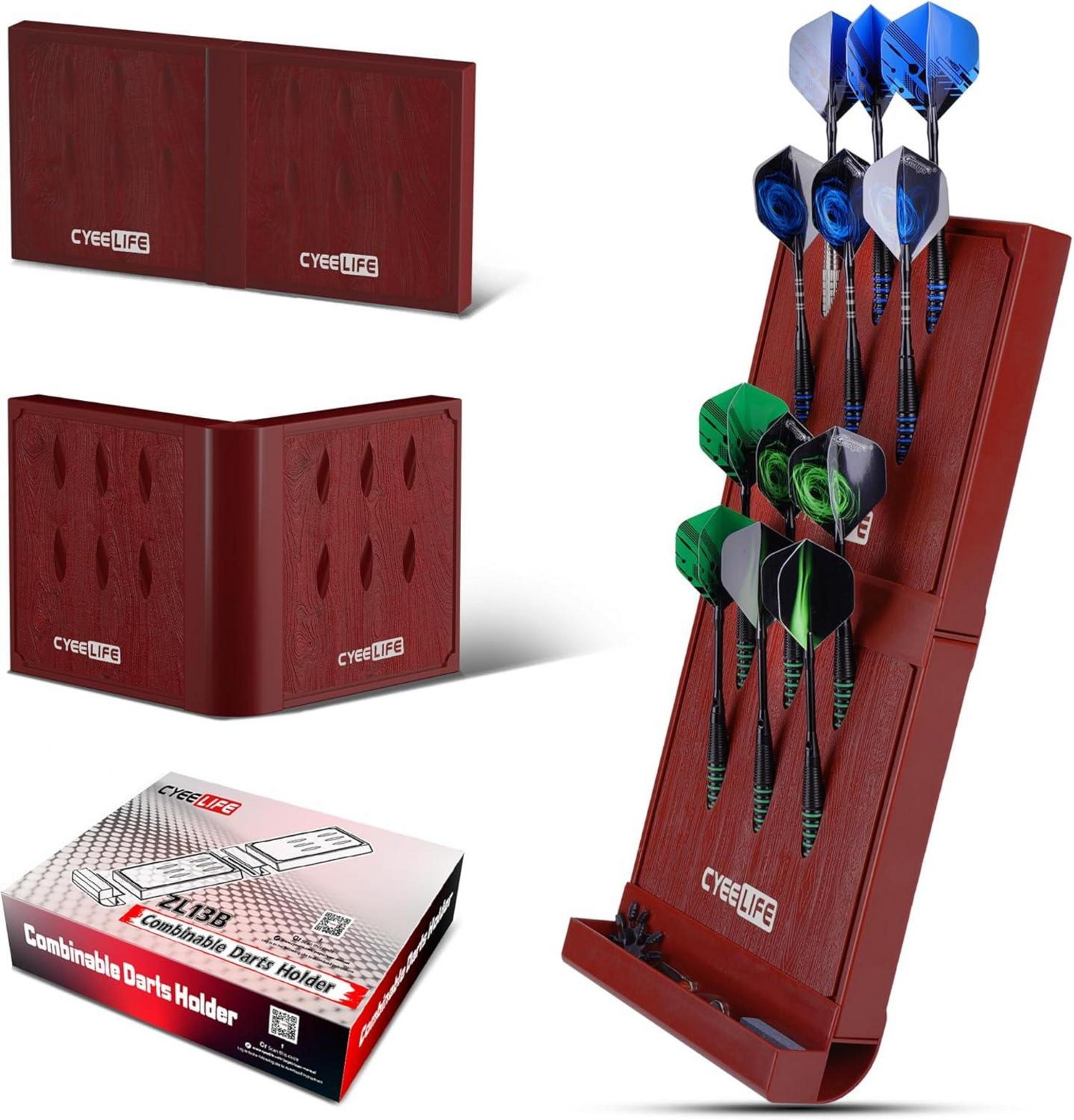 Dart Halter Wandhalterung Dartpfeile Aufbewahrung 12pcs Set