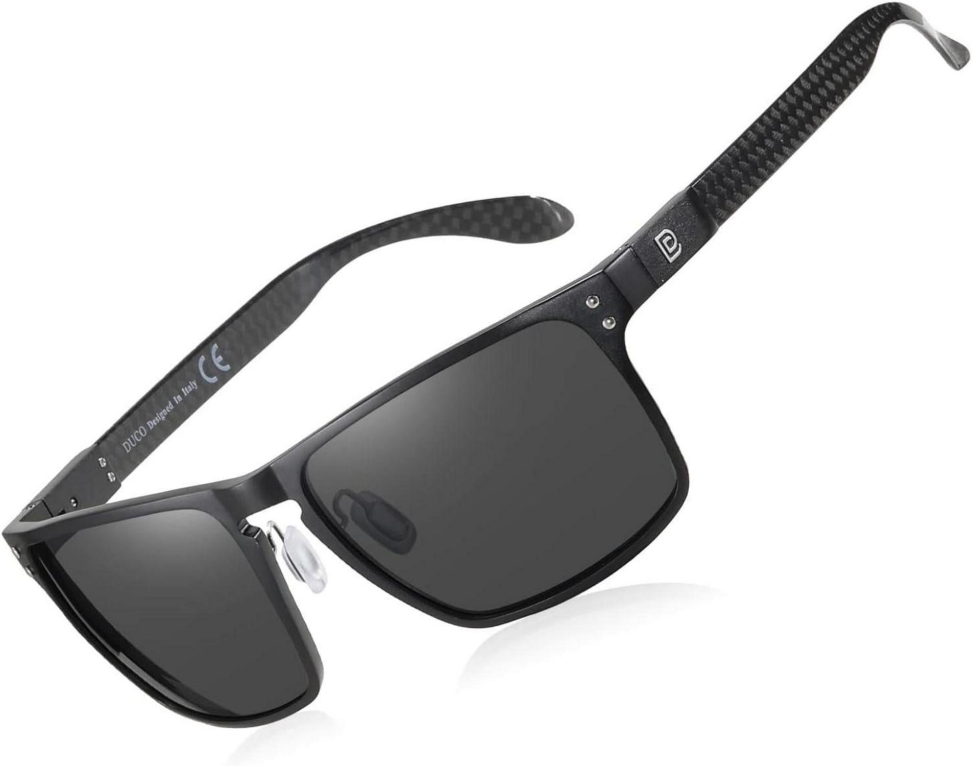 Sportliche Polarisierte Sonnenbrille Carbonfaser UV400 Schutz 8208