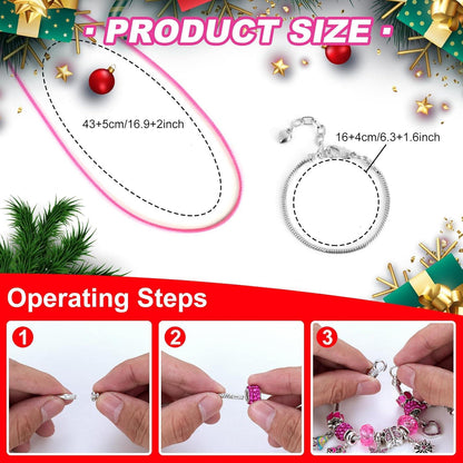 Schmuck Adventskalender Mädchen DIY Schmuck Weihnachts-Countdown