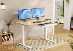 Höhenverstellbarer Schreibtisch 120x60 cm Elektrisch mit