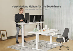 Höhenverstellbarer elektrischer Schreibtisch mit