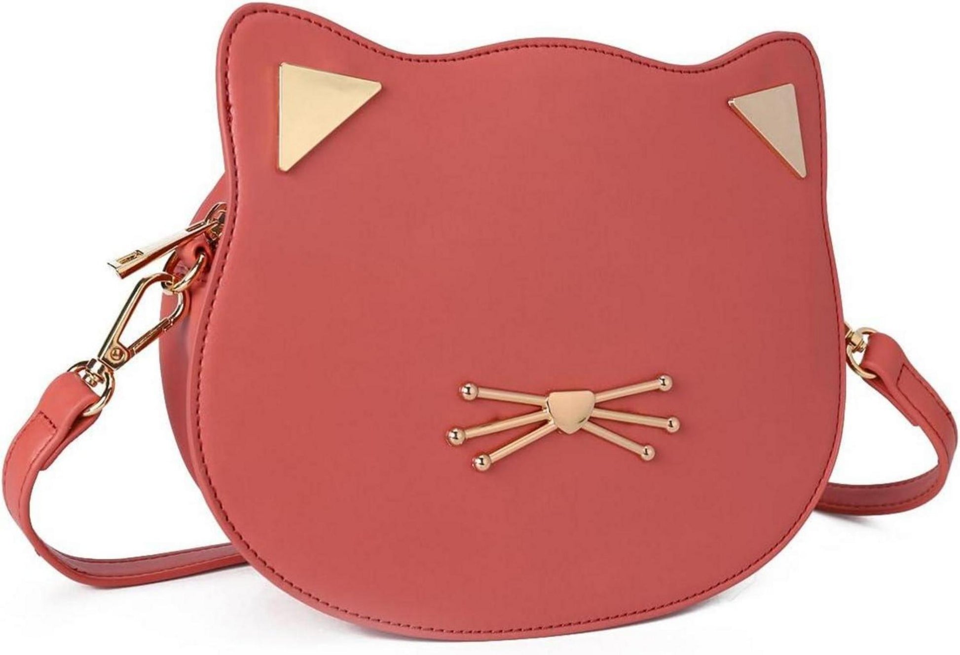 Gladdon Süße Kawaii Katze Umhängetasche Mädchen Geschenke Lachsfarben
