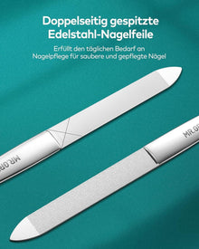 Professionelle Doppelseitige Nagelfeile aus Solingen