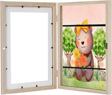 A4 Bilderrahmen Kinderbilder Kunstfotorahmen öffnen Wood