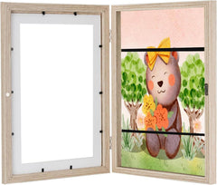 A4 Bilderrahmen Kinderbilder Kunstfotorahmen öffnen Wood