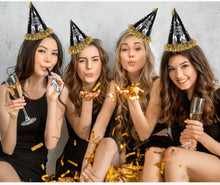 32 Stück Silvester Partyhüte 2025 Neujahr Dekorationen Kit