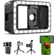 Handy Objektiv Adapter mit Fülllicht für 17mm/37mm Gewinde