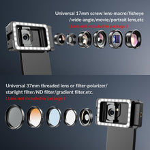 Objektiv Adapter 17mm/37mm Gewinde Handy Filmlampe