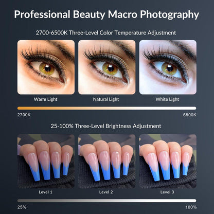 A17 mm/37 mm Lens Adapter with Fill Light for Smartphones