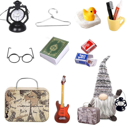Miniatur Wichtel Zubehör Set Weihnachten DIY