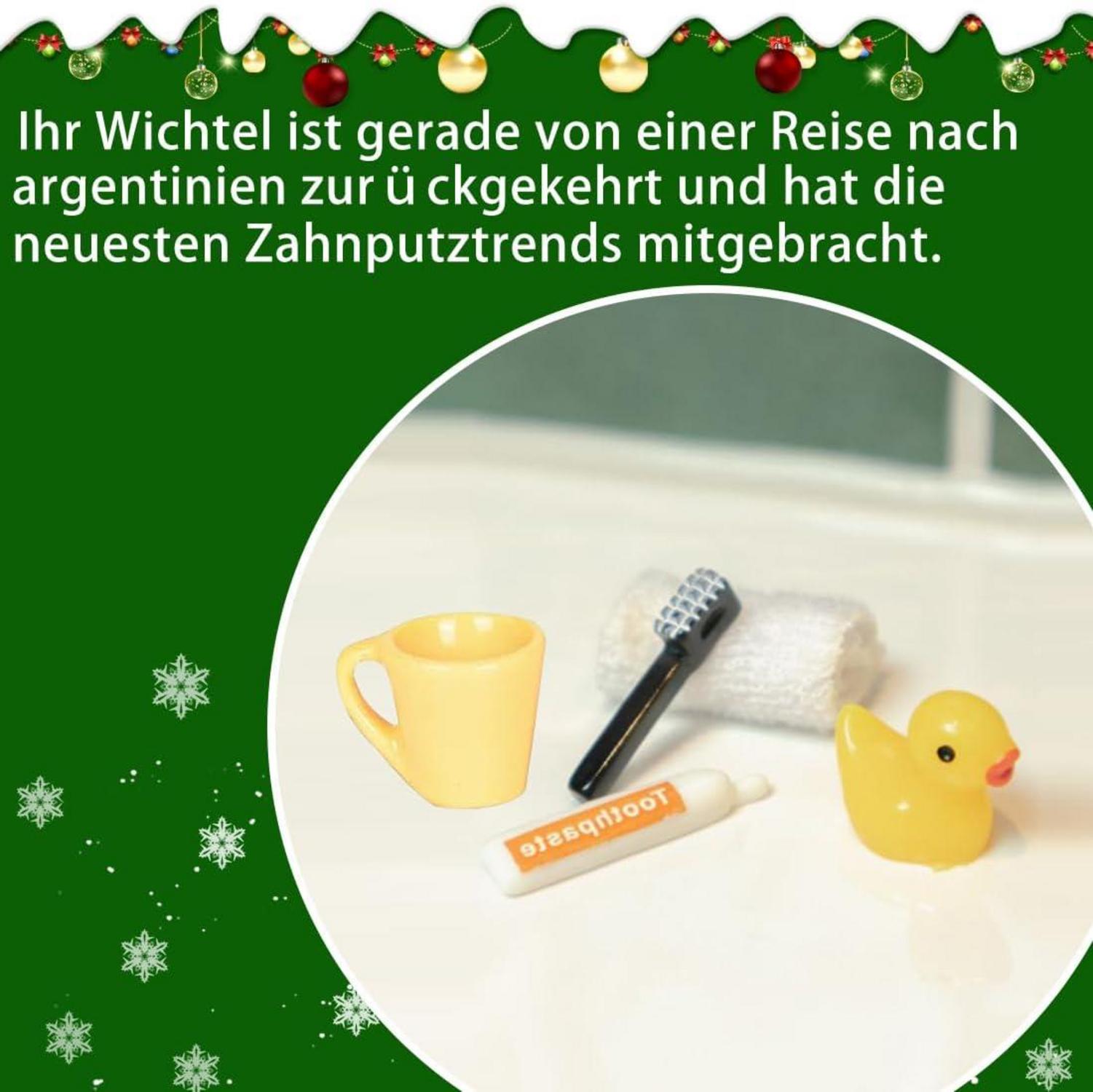 Miniatur Wichtel Zubehör Set Weihnachten DIY