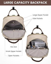 Arbeitstasche Damen 15,6 Zoll Laptop Rucksack Wasserdicht